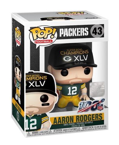 Figurine Funko Pop! N°43 - NFL : Packers - Aaron Rodgers (sb Champions Xlv)
